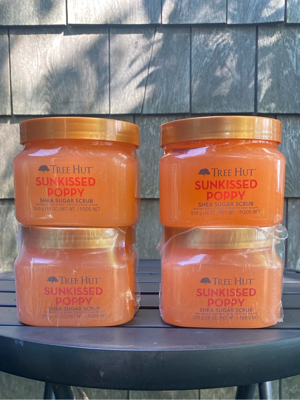 4X Tree Hut Shea Sugar Scrub Sunkissed Poppy NEW